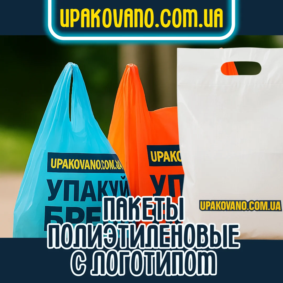 Фирменные полиэтиленовые пакеты с печатью логотипа Полиэтиленовые пакеты с логотипом для брендов и магазинов
