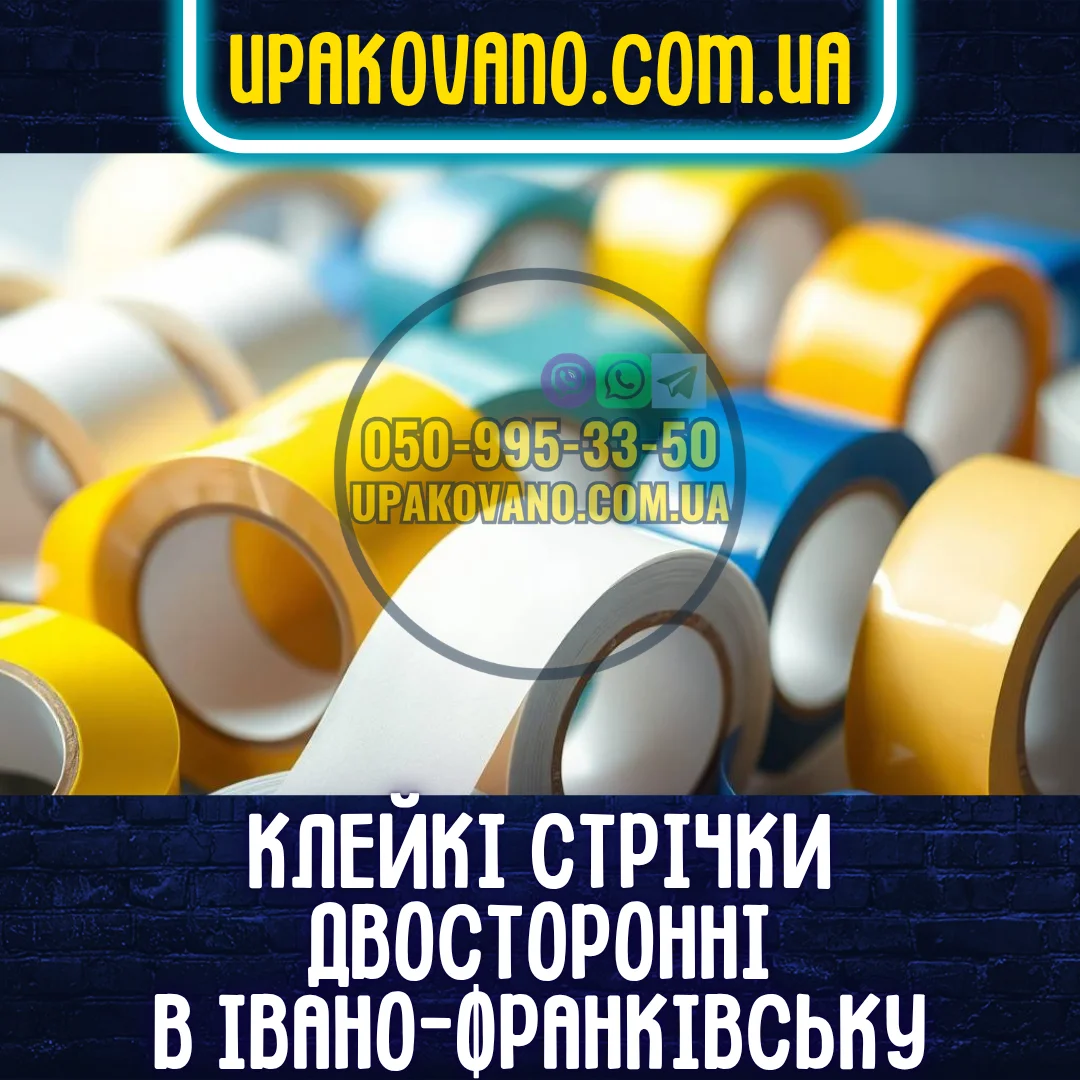 Купити скотч двосторонній у Івано-Франківську — стрічки під задачу Скотч двосторонній Івано-Франківськ — варіанти стрічок у продажу