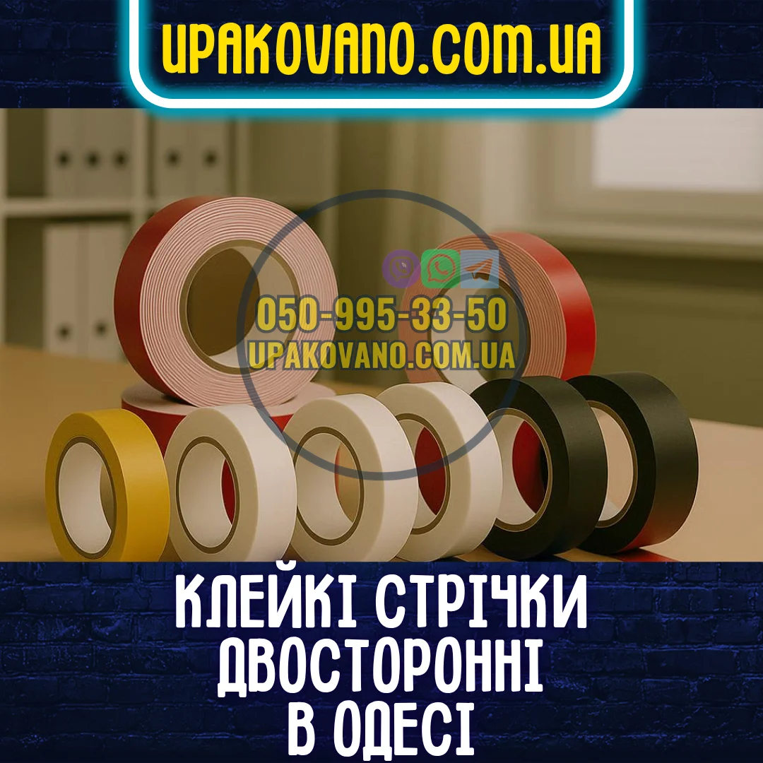Двосторонній скотч в Одесі – купити стрічку для монтажу, виробництва, ремонту та дизайну Сучасний двосторонній скотч в Одесі
