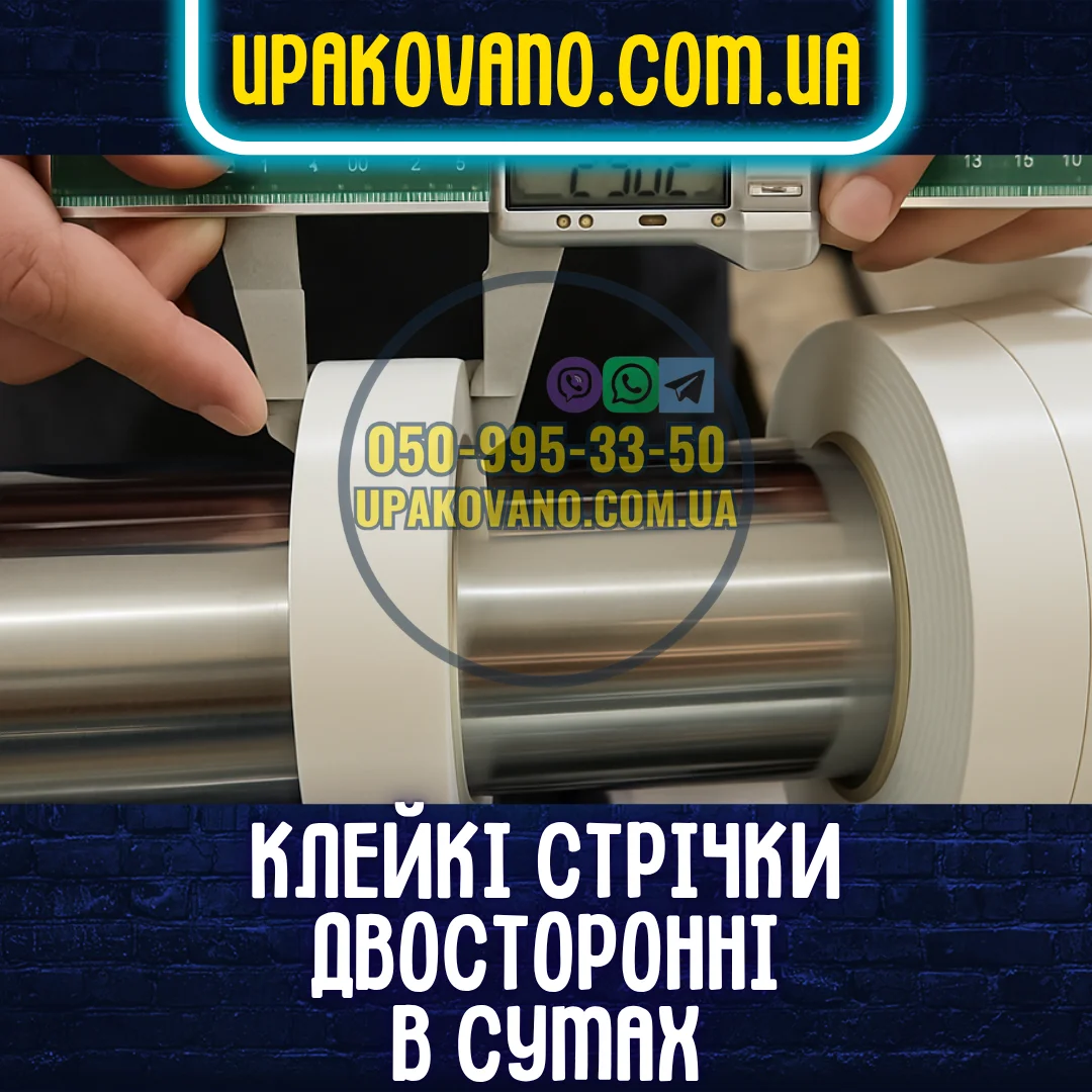 Купити двосторонній скотч у Сумах — огляд типів та варіантів Скотч двосторонній Суми — пінний, прозорий, тканинний, паперовий, на силіконі