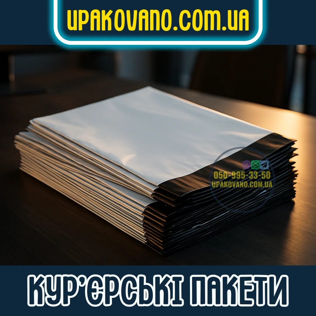 Кур’єрські пакети для безпечної відправки Кур’єрські пакети для доставки товарів