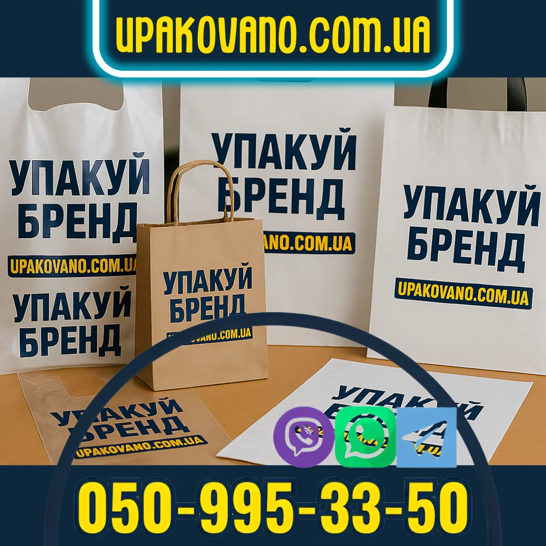 Фирменные брендированные пакеты в Украине — полиэтиленовые, бумажные, с ручками Ассортимент брендированных пакетов — примеры видов под заказ